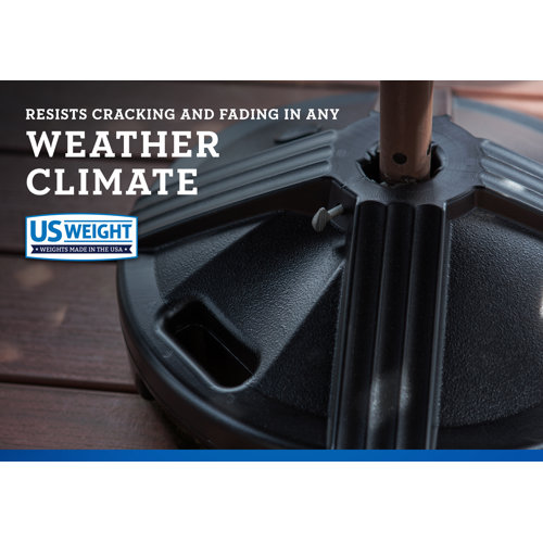 USWeight US Weight 50lb Umbrella Base & Reviews Wayfair